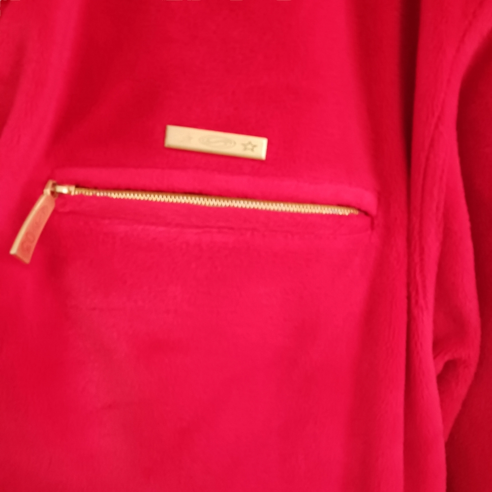 Fleece Jacket Men Medium Full Zip Pockets Soft By… - image 5